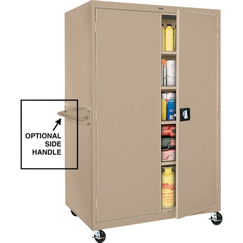 mobile steel cabinet rack|sandusky lee portable storage cabinet.